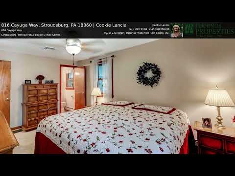 816 Cayuga Way, Stroudsburg, PA home video tour
