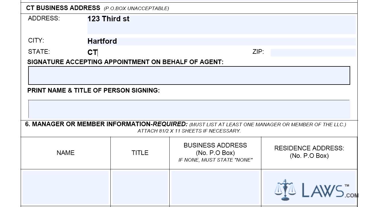 Articles of Organization LC 1 1