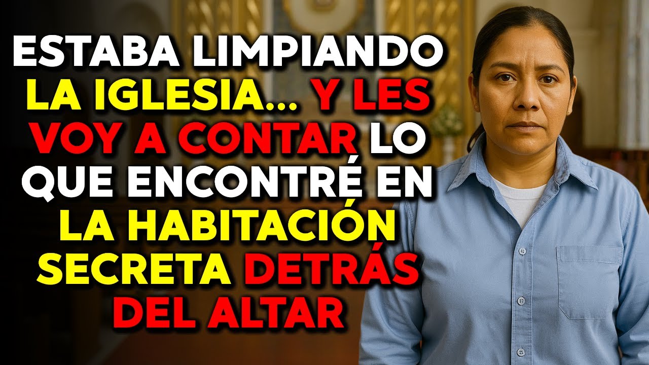 HISTORIA REAL: Estaba limpiando la IGLESIA cuando encontré una HABITACIÓN SECRETA detrás del altar