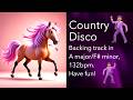 Country Disco, a backing track that’s genuinely fun to play along with! 132bpm, A major, F# minor.