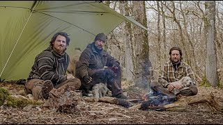 5 days bushcraft trip with DonVonGun and Morten Hilmer  spoon carving, hot tent, strong winds etc.