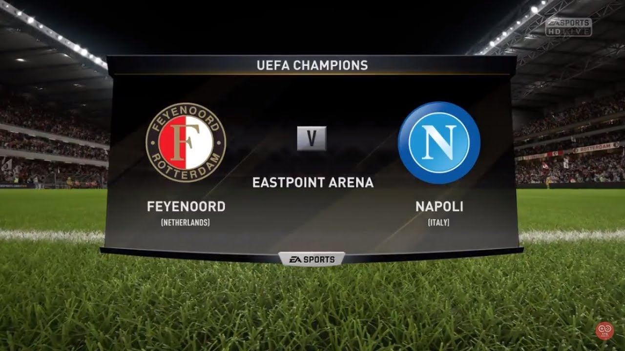 FIFA 18 - FEYENOORD VS NAPOLI - DRIES MERTENS VS FEYENOORD 06.12.2017