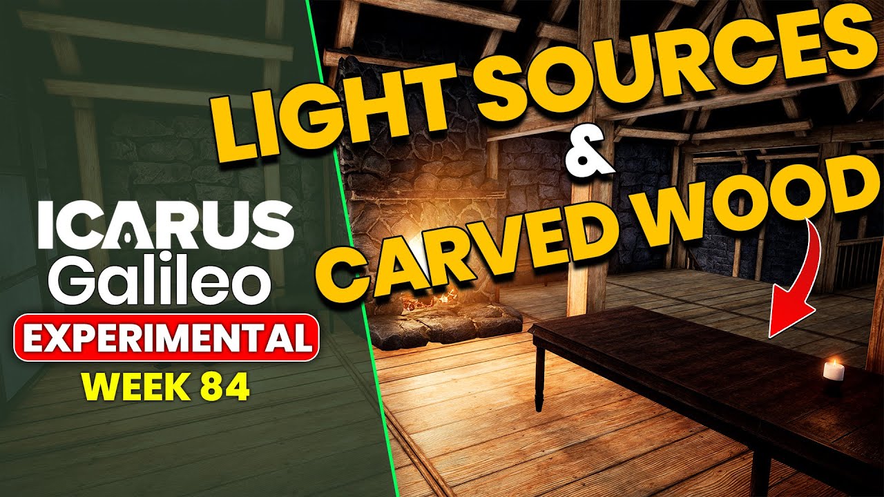 ICARUS WEEK 84 - Experimental, Light Source Changes & Carved Wood v2