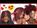 How To + Where I Went Wrong Dying My BOX DYED Black Hair To Red "Without Bleach"