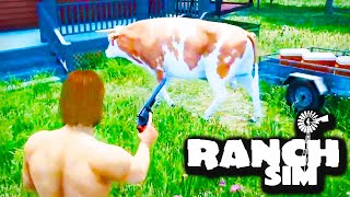 The First Beef Harvest! - Ranch Simulator Episode 13