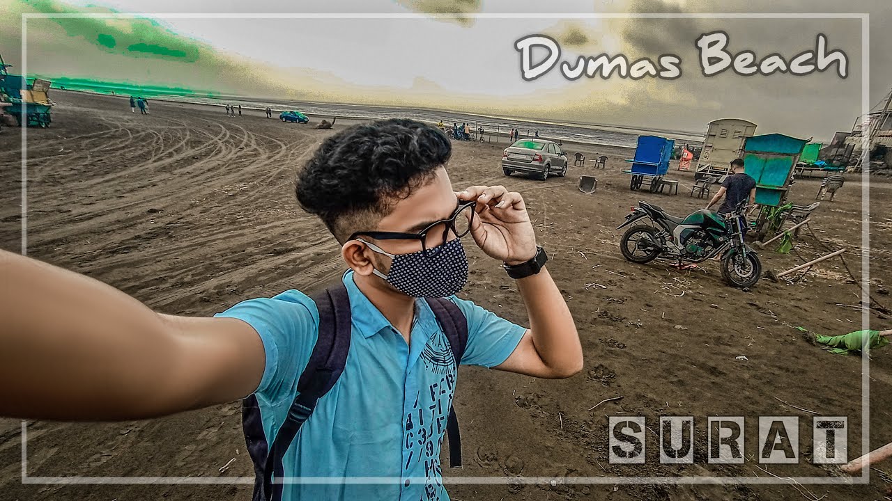 SURAT DUMAS BEACH IN THIS CRITICAL SITUATION 😱 | MORNING VIEW 🌈 |  ROHIT RAY