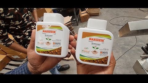 Automatic Pesticides Bottle Sticker Labelling Machine for #Square and #Round #Bottle #labelling