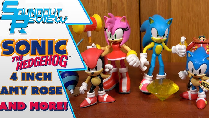  Sonic The Hedgehog Action Figure Toy – Amy Rose Figure with  Tails, Knuckles, Amy Rose, and Shadow Figure. 4 inch Action Figures - Sonic  The Hedgehog Toys : Toys & Games