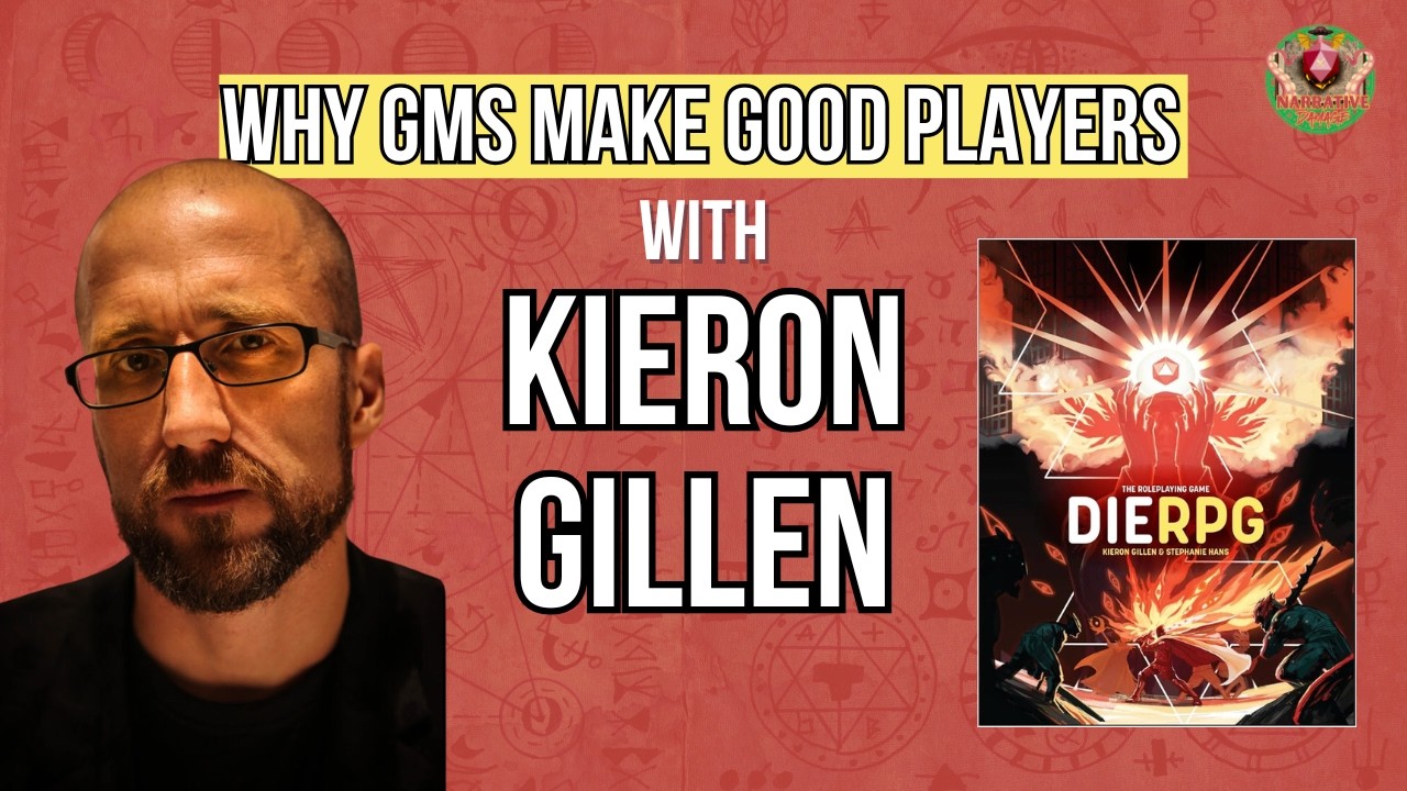 Kieron Gillen on his love of TTRPGs and Why GMs Make Good Players
