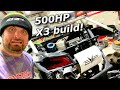 Beast Mode Maverick X3 gets built for 500HP! HUGE TURBO! CNC PORTED HEAD!