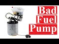 Signs of bad or failing fuel pump