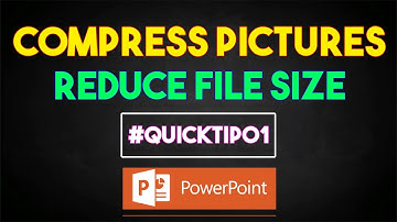 How to Compress HD Pictures and Reduce File Size in Powerpoint 2016 #QuickTip01
