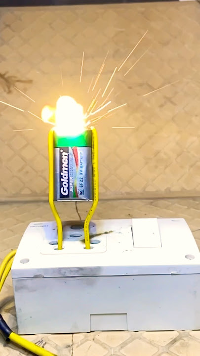 ⚡️crazy experiment 9 volt battery charging with 220 v electricity #experiment #electrical #science