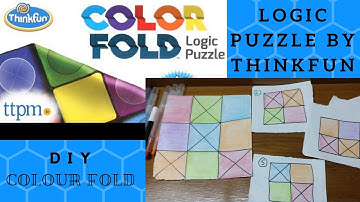 How to DIY COLOR FOLD logic puzzle - THINKFUN