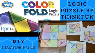 How to DIY COLOR FOLD logic puzzle - THINKFUN screenshot 1