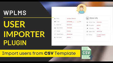 How to Import Users from CSV to #WPLMS courses