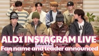 All Sub Alpha Drive One Instagram Live 2025.11.01 Fan Name And Leader Announced.