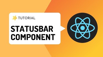 Tutorial#14 | StatusBar Component | How to use Statusbar | Urdu/Hindi