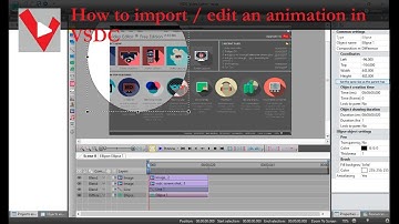 How to import/edit an animation from a different program in VSDC free video editor