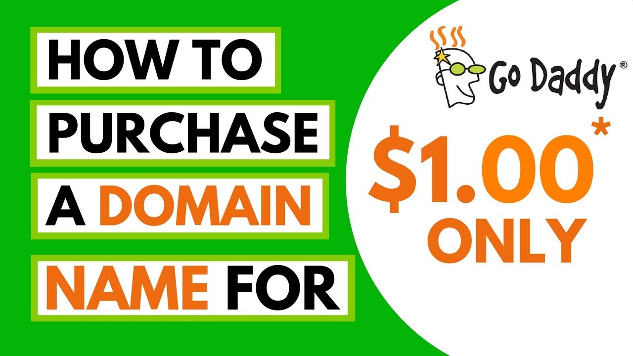 godaddy promo code 1 dollar domain