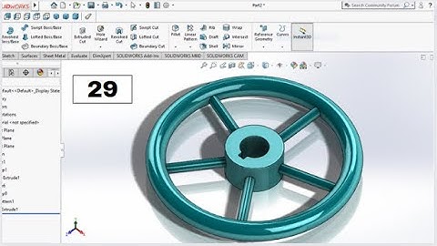 SolidWorks Tutorial Exercise 29 | Learn SolidWorks 3D