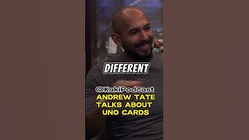 Andrew Tate Tries to Play UNO CARDS