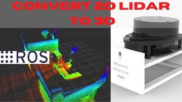 How to convert 2D LiDAR to a 3D LiDAR ? | rokr  #ros #robotics