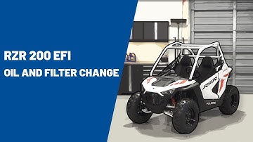 2021+ RZR 200 EFI | Oil and Filter Change | Polaris RZR®