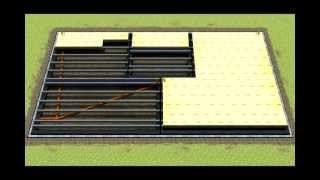 How to Install insulation block and beam floors, TETRiS ecofriendly thermal flooring system