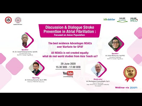 Kalbemed - Webinar "Discussion & Dialogue Stroke Prevention in Atrial Fibrillation"