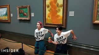 Why Climate Activists Are Throwing Food At Expensive Art Insider News