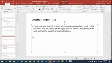 OpenMP Atomic construct