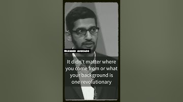 Its the Idea that matters - Sundar Pichai