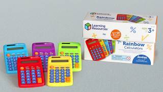 Learning Resources Rainbow Calculators