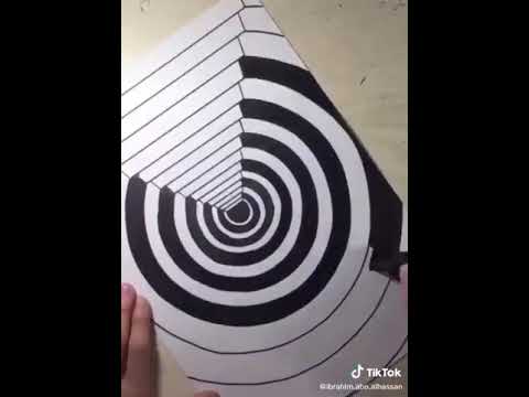 optical illustion drawing - YouTube