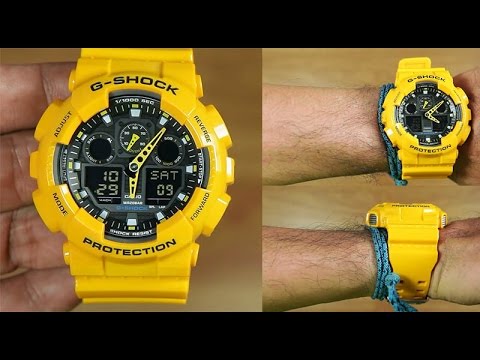 CASIO G-SHOCK GA-100A-9A - UNBOXING