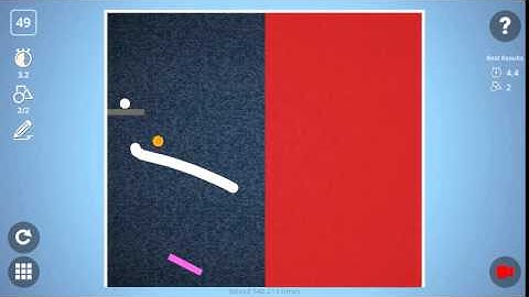 Check out how I solved level 49 in Brain It On! #BrainItOn