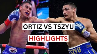 Vergil Ortiz Jr vs Tim Tszyu Highlights \& Knockouts