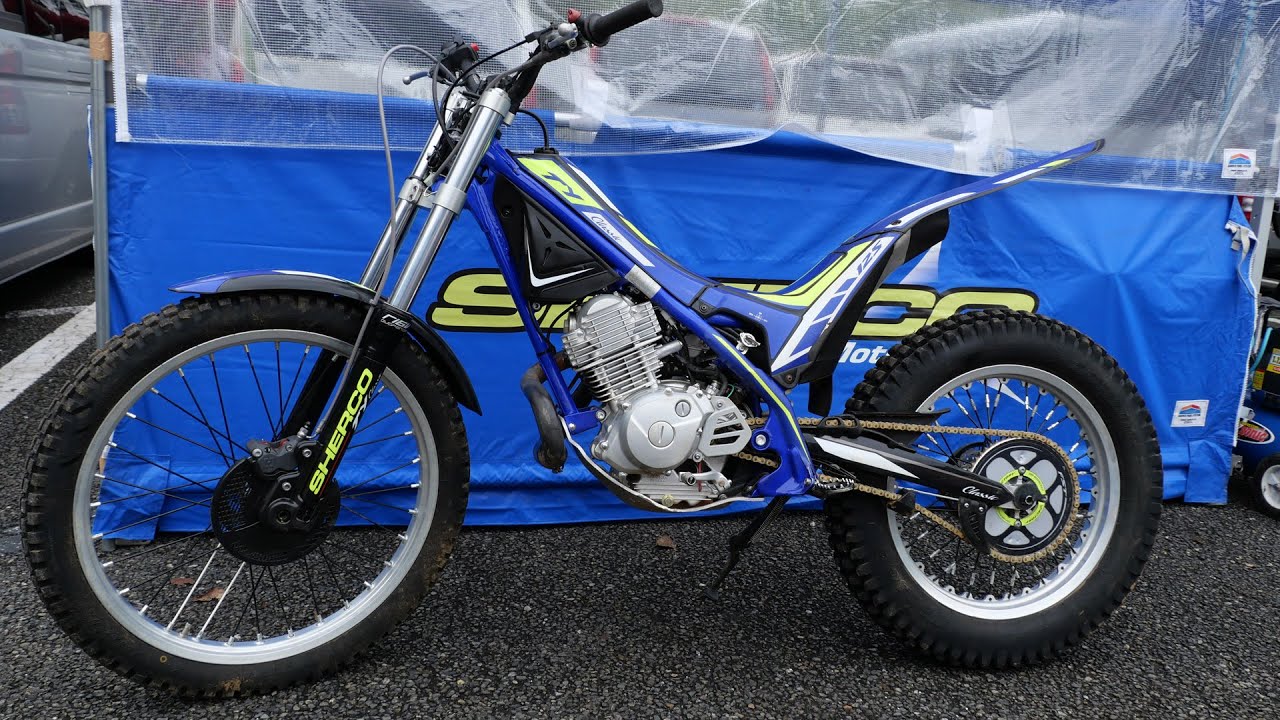 シェルコ sherco ty125 ほぼ新車 美品 青 2022年式