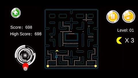 Pacman Unity Game Source Code #unity #unity3d #unitydev #unitydeveloper #sourcecode #unitygameengine
