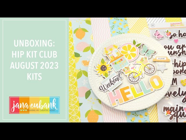 July 2023 Hip Kit Club Scrapbooking Kits - Hip Kit Club Scrapbook