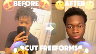 I Cut My Freeforms+Hair Growth Tips(New Journey)