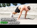 Calisthenics Push Workout (chest, shoulders & triceps) |  No Equipment