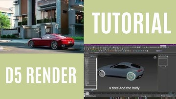 D5 Render Realistic Car Animation Full Tutorial | Sketchup - 3ds max - D5 | How to