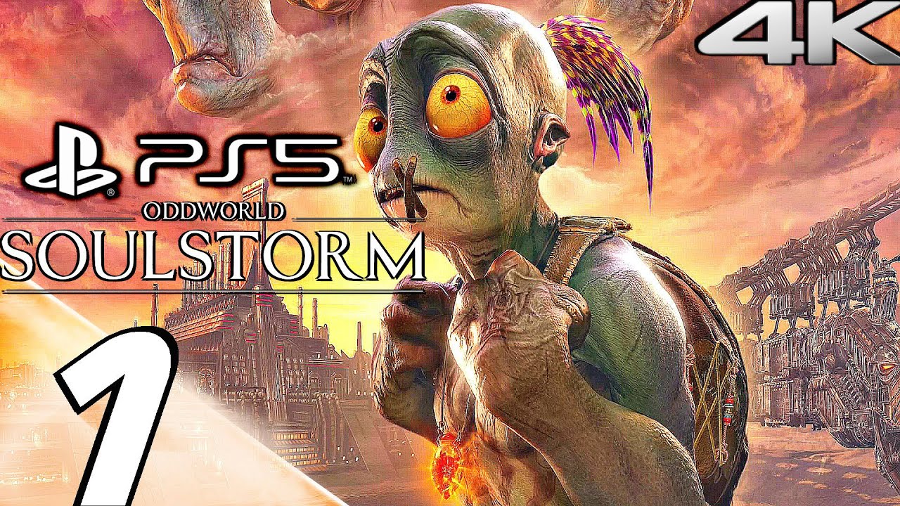ODDWORLD SOULSTORM PS5 Gameplay Walkthrough Part 1 - Raid on Monsaic & The Ruins (4K 60FPS)