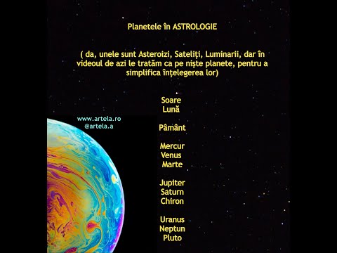 Bazele Astrologiei - Lecția 2 - Semnificația Planetelor