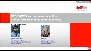 Würth Elektronik Webinar: REDEXPERT – component selection and performance simulation made easy