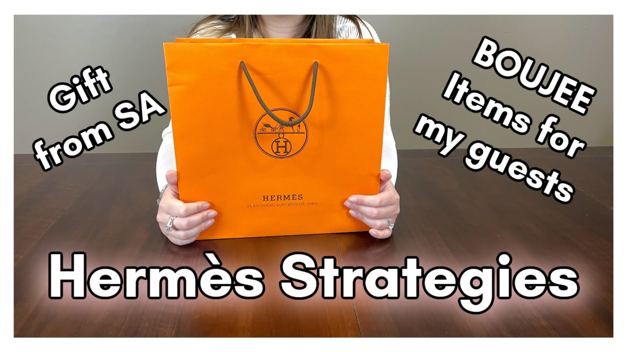 Hermes Orange Small Shopping Bag