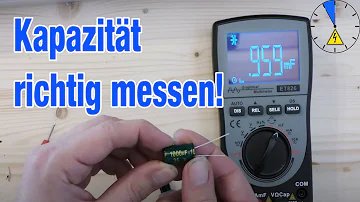 Wie messe ich einen Kondensator mit einem Multimeter?