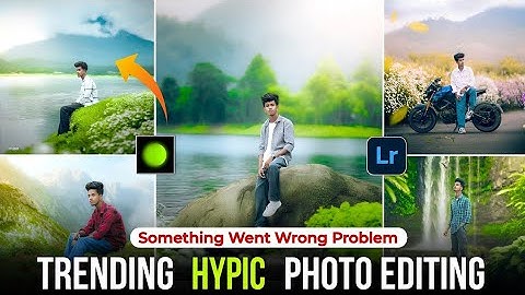Hypic App Photo Editing || Hypic App Something Went Wrong Problem || Hypic Photo Editor Tutorial